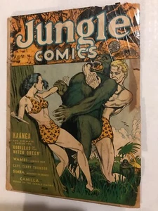 JUNGLE COMICS #26: Fiction House febrero 1942, bueno-; GGA, SIMBA, Kaanga, Wambi - Imagen 1 de 20