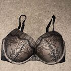 Victoria?S Secret Very Sexy Lace Covered Push-Up Bra Size 32Ddd ??