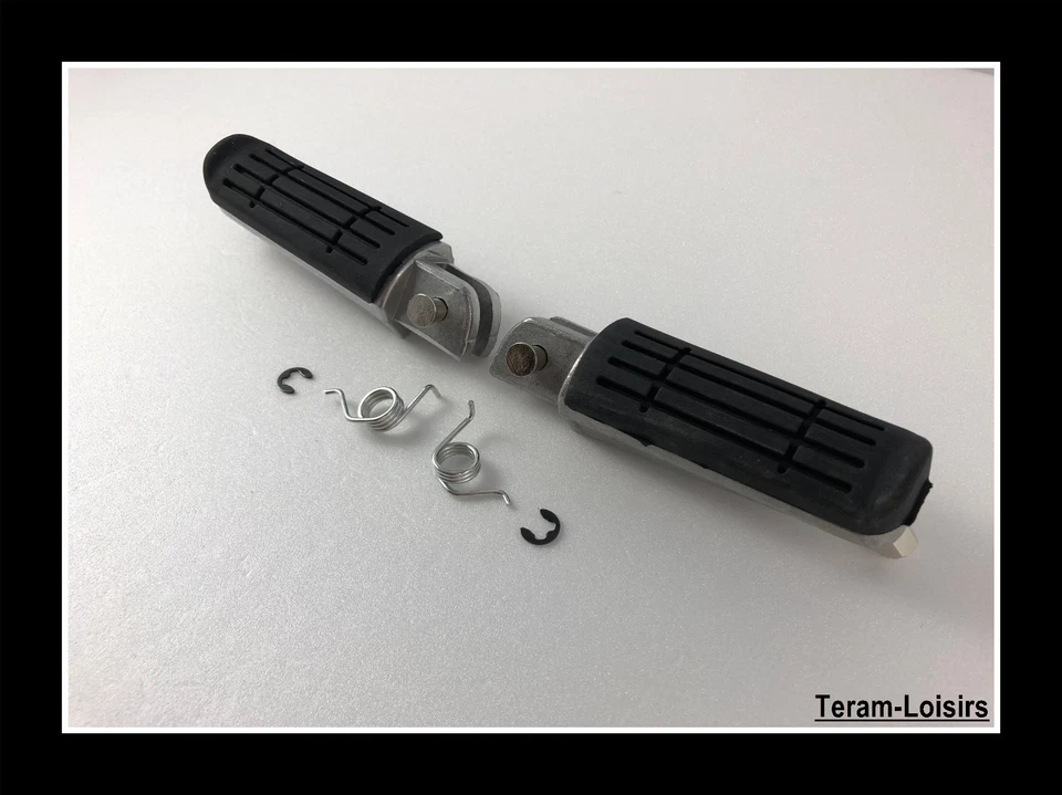 Paire Cales Pieds Repose Pieds Pilote pour Yamaha Fazer FZ6 FJR XJR XJ6 XJN FZ1 - Photo 1/4