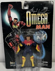 Omega7 Omega Man Figur 1993 signiert vom Schöpfer Alonzo Washington *LESEN* - Bild 1 von 13