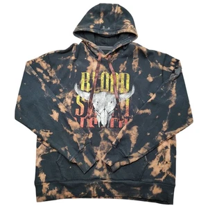 Under Armour Project Rock Blood Sweat Respect Hoodie Large Acid Wash Tie Dye - Picture 1 of 13