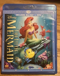 Disney Little Mermaid Blu Ray + DVD Diamond Edition - Picture 1 of 5