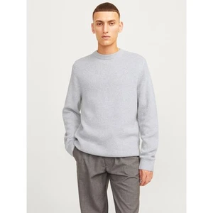 Sudadera gris de algodón Jack & Jones Milano Stitch para hombre - Imagen 1 de 7
