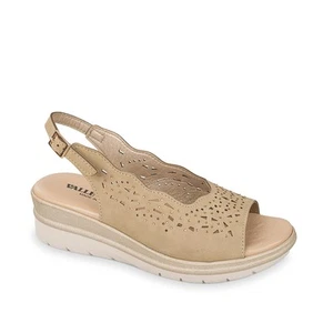 SCARPE SANDALO SANDALI DONNA VALLEVERDE 55564 MARRONE ORIGINALE PE 2025 - Picture 1 of 1