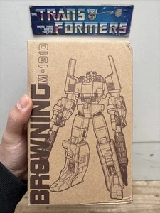 KO M-1910 BROWNING Pre-G1 Diaclone Red Transformation Destron New - Picture 1 of 13