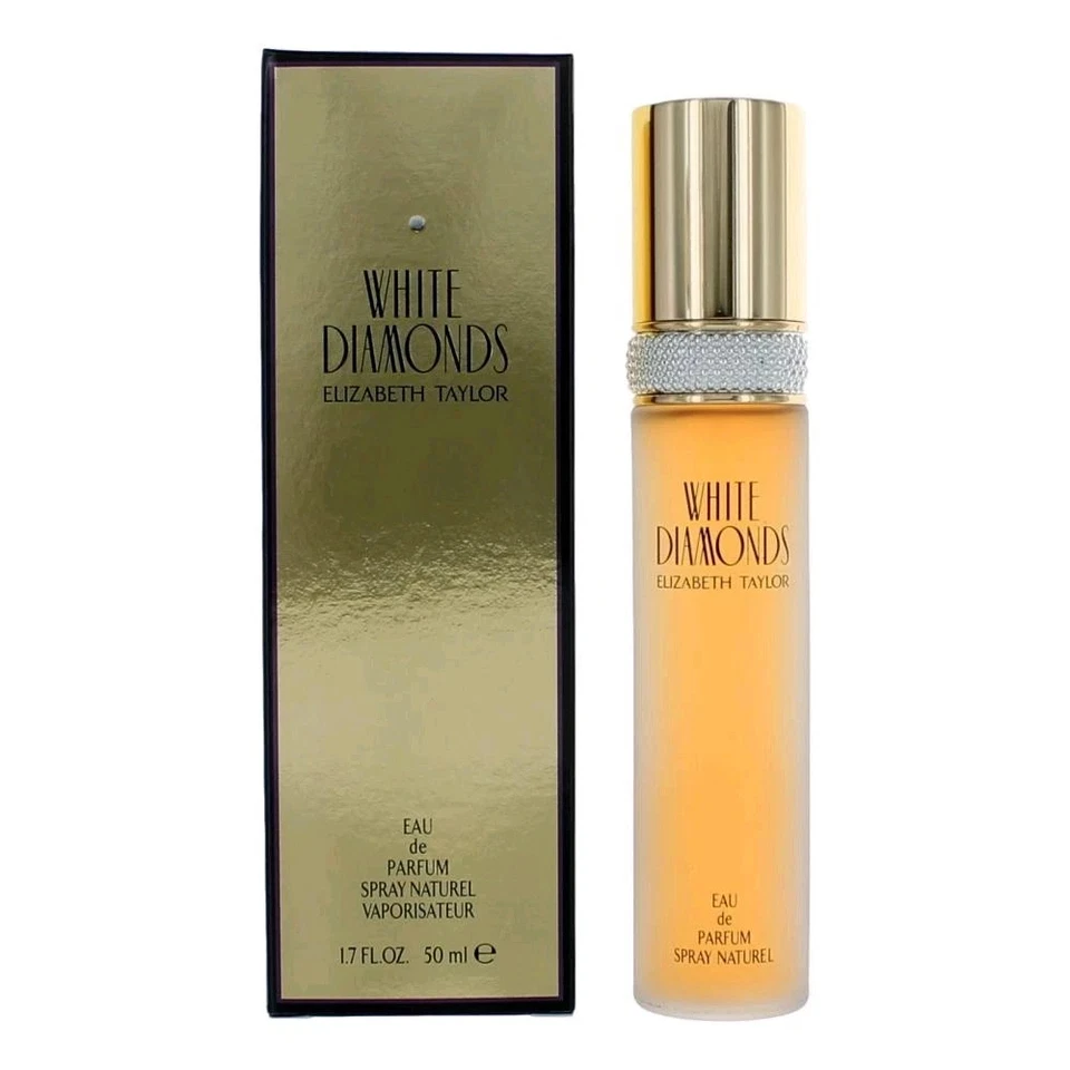 Diamantes blancos genuinos de Elizabeth Taylor, spray eau de parfum de 1,7 oz para mujer Foto 1 de 1