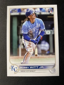 2022 Topps Update Series - Bobby Witt Jr. #US100 Looking Up in Powder Blue... - Picture 1 of 2