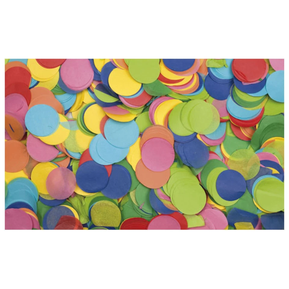 Showtec Show Confetti Multicoloured Round, 1kg, Flame Retardant - Confetti - Image 1 of 1