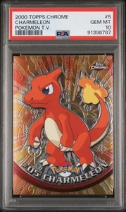 Pokémon Charmeleon Topps Cromo 2000 PSA Gema Como Nueva 10 - Imagen 1 de 2