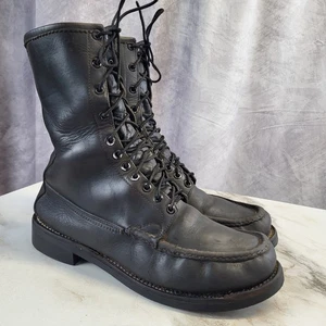 Stivali vintage Russell Mocassino Co Mocassino Uomo 8 E Nero Invecchiato - Foto 1 di 24