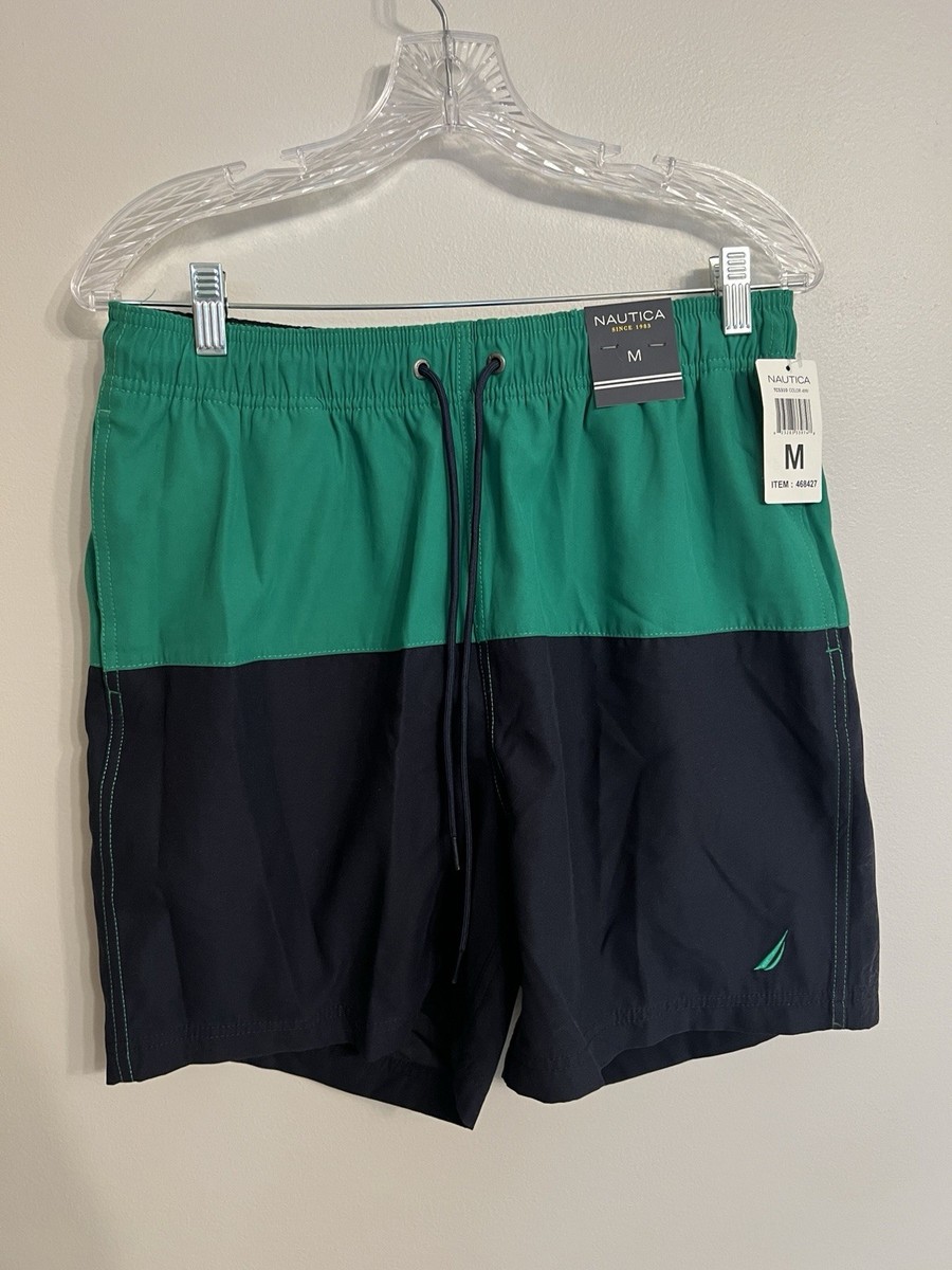 Ingear Swim Trunks Nautica Mens Surfwashed Colorblocked Swim