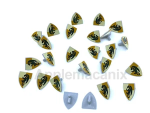 25 LEGO Castle Kingdoms Minifigure Green Dragon Shield Lot Gray Shields NEW - Picture 1 of 2