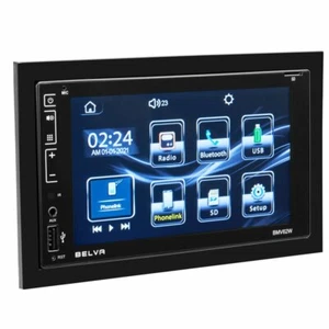 Receptor estéreo para automóvil Belva BMV62W doble pantalla táctil Bluetooth 6,2 - Imagen 1 de 11