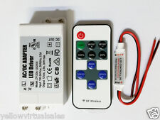LED Light Driver 12V 30W Power Adapter Supply CV with Wireless Controller Dimmer