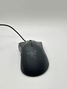 RAZER DeathAdder Chroma Black Wired PC Gaming Mouse RZ01-0121 - Picture 1 of 6