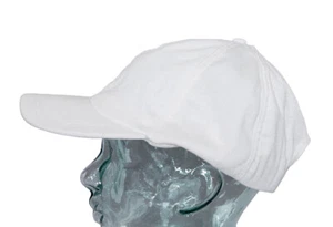 INTERNATIONAL HEADWEAR Baseball Cap Jersey Fleece Ladies Panelled One Size White - Picture 1 of 2