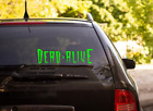 Autocollant logo vinyle Dead Alive autocollant voiture pare-chocs film d'horreur film transparent