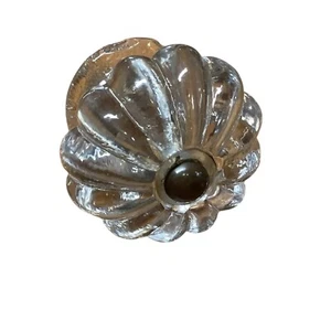 Tirador de perilla de cajón de vidrio transparente de 2" de colección con perno tocador grande muebles de oficina - Imagen 1 de 5