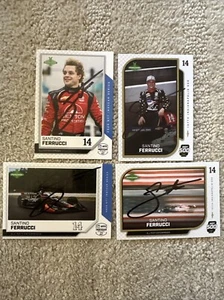 SANTINO FERRUCCI FIRMADO 4 CARTAS EQUIPO AJ FOYT Autógrafo 2024 Parkside Milwaukee - Imagen 1 de 12