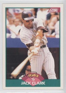 1989 Score Rookie & Traded Box Set Jack Clark #3T