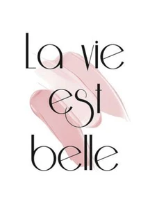 Poster La Vie est Belle Poster su carta di alta qualita Stampa moderna declea - Picture 1 of 17
