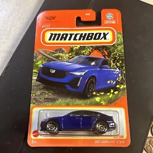 Matchbox 2021 Cadillac CT5-V Purple 37/100 - Picture 1 of 3