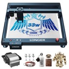 Longer Laser B1 30W CNC Laser Engraver Engraving Cutting Machine+Air Assist Pump