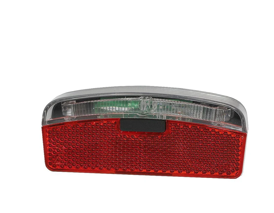 LED Fahrrad Rücklicht für Gepäckträger-Montage Lichtleiste für Nabendynamo 80mm - Bild 1 von 1