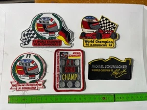 Michael Schumacher Ferrari F1 5er Aufnäher,  Sponsoren Aufbügler, Patch Sticker - Bild 1 von 1