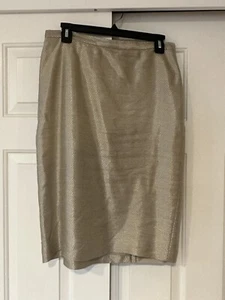 Zinn, Metallic, Silber, Bleistiftrock - Größe 10 - $ 25 - Bild 1 von 2