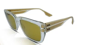 Dita Alican DTS404-A-03 Sunglasses Crystal Clear/Golden Amber - Picture 1 of 4