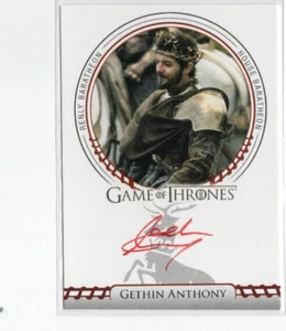 Game of Thrones Complete Series Vol 2 Auto Gethin Anthony as Renly Baratheon Red - Picture 1 of 1