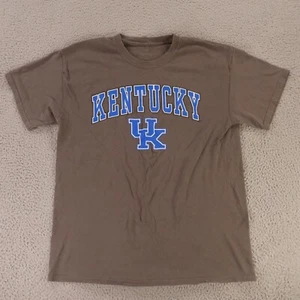 Kentucky Wildcats Shirt Womens XL Gray Blue Cotton Short Sleeve Logo Basketball - Picture 1 of 7