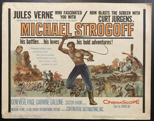 Original 1960 Jules Verne Michael Strogoff Lobby Card Curt Jurgens 11 in x 14 in - Picture 1 of 6