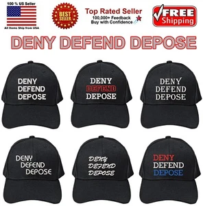 Gorra de béisbol DENY DEFEND DEPOSE, gorra ajustable talla única - Imagen 1 de 132