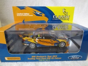 WILL DAVISON 2011 FG FORD FALCON FPR RACING 1:43 SCALE - Bild 1 von 3