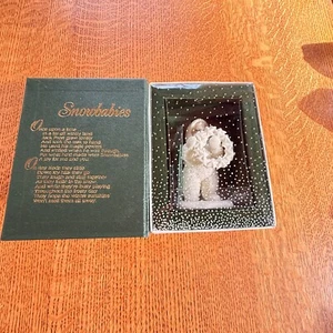 Dept 56 Snowbabies 'I Made this just for you' Snowbaby Figurine BRAND NEW - Picture 1 of 4
