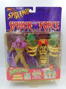 Marvel Spider-Man Spider Force: SWARM Transfroming to Insect, Toy Biz 1997 New - Picture 1 of 4
