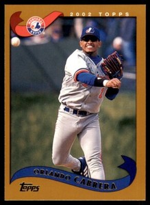 2002 Topps Orlando Cabrera Baseball Cards #32