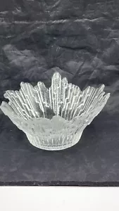 Moderne Tauno Wirkkala Revontulet Nordlichter Kunst Glas Humppila 7,25" Schüssel - Bild 1 von 7