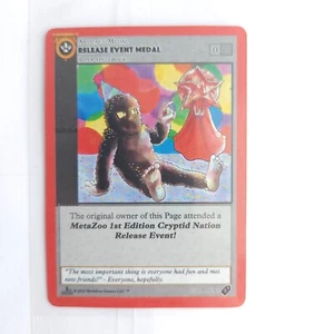 Metazoo Lanzamiento Evento Medalla Cryptid Nation 1ª Edición Promo - Nuevo Sellado - Imagen 1 de 1