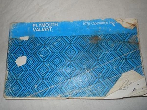 1975 Plymouth Valiant Operator's Manual ( Paperback, Illustrated) 81-270-5001 - Picture 1 of 8
