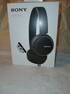 Sony Headphones Model MDR-ZX110 Wired Headphones Gaming, Music, Watching Movies - Picture 1 of 6