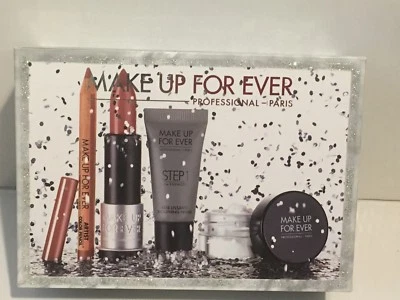 Make Up For Ever ESSENTIAL WONDERS Gift Set For Eyes, Lips & Skins 4 Pieces NIB - Image 1 of 4