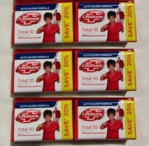 60Pc x Lifebuoy Bath Soap With Active Silver Formula,42gr Better Germ Protection - Picture 1 of 5
