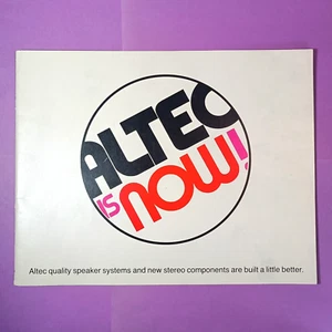 ¡Altec es ahora! Catálogo de altavoces y componentes estéreo vintage años 70 - Imagen 1 de 9