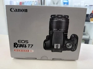 Canon EOS Rebel T7 24.1 MP Digital SLR Camera - Black (Kit with 18-55 Lens) New - Picture 1 of 4