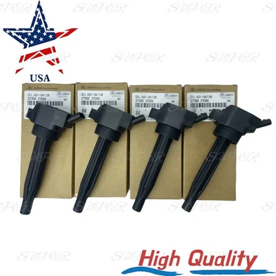 4pcs 27300-2T000 Ignition Coil Assy for Hyundai Genesis TURBO 2.5L 2021-2024 NEW — 第 1/4 张图片