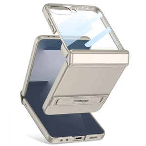 Funda con bisagra magnética abatible para Galaxy Z 7 cubierta delgada con soporte + protector de pantalla frontal - Imagen 1 de 17