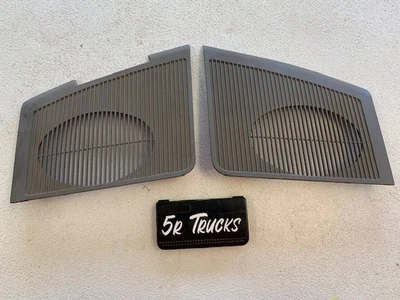 ✅ 88-94 OBS CHEVY/GMC TRUCK/SUV DASH SPEAKER COVERS GRAY - Image 1 of 3